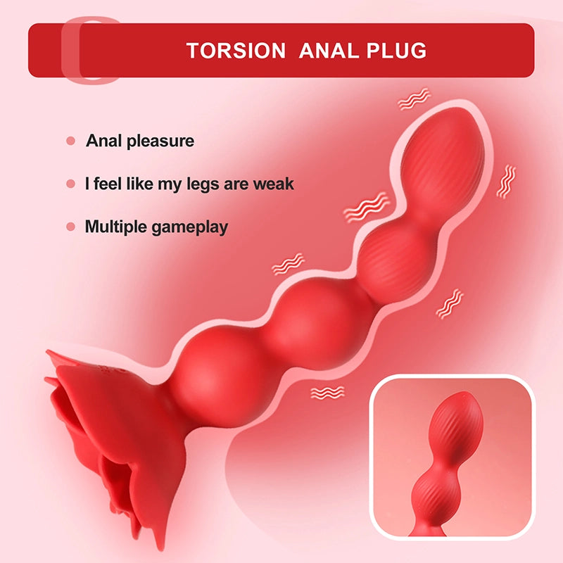 10 Rotation Vibration Modes Rose Anal Beads