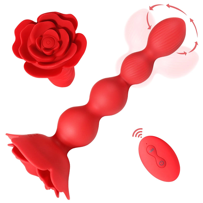 10 Rotation Vibration Modes Rose Anal Beads
