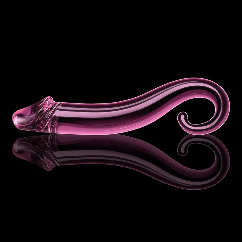 7.71Inch Glass Dildo with Realistic Glans