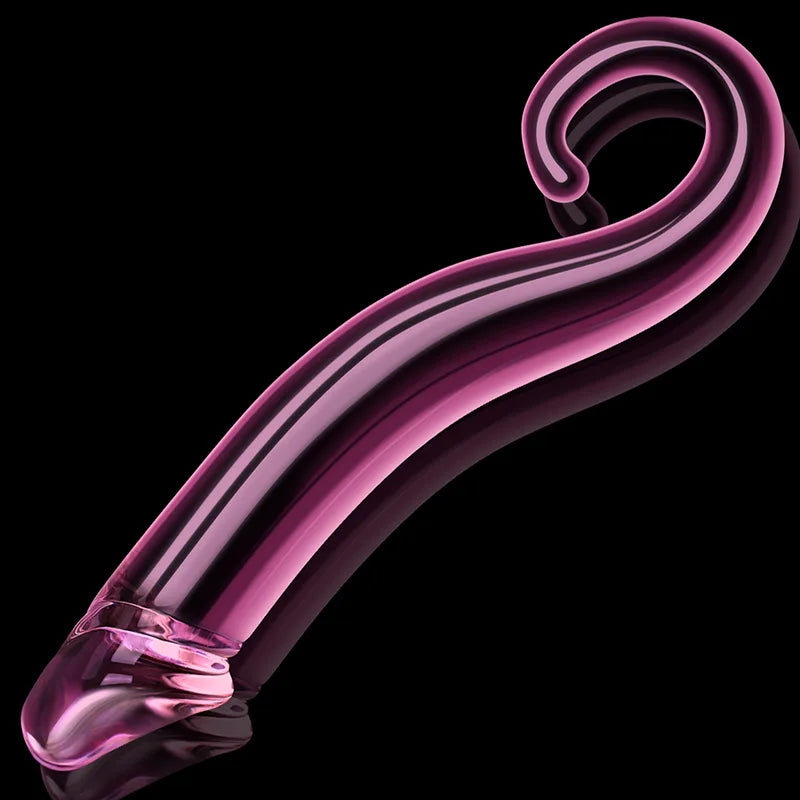 7.71Inch Glass Dildo with Realistic Glans