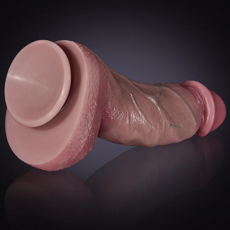 9.05Inch Ultra Chubby Shaft Liquid Silicone Dildo