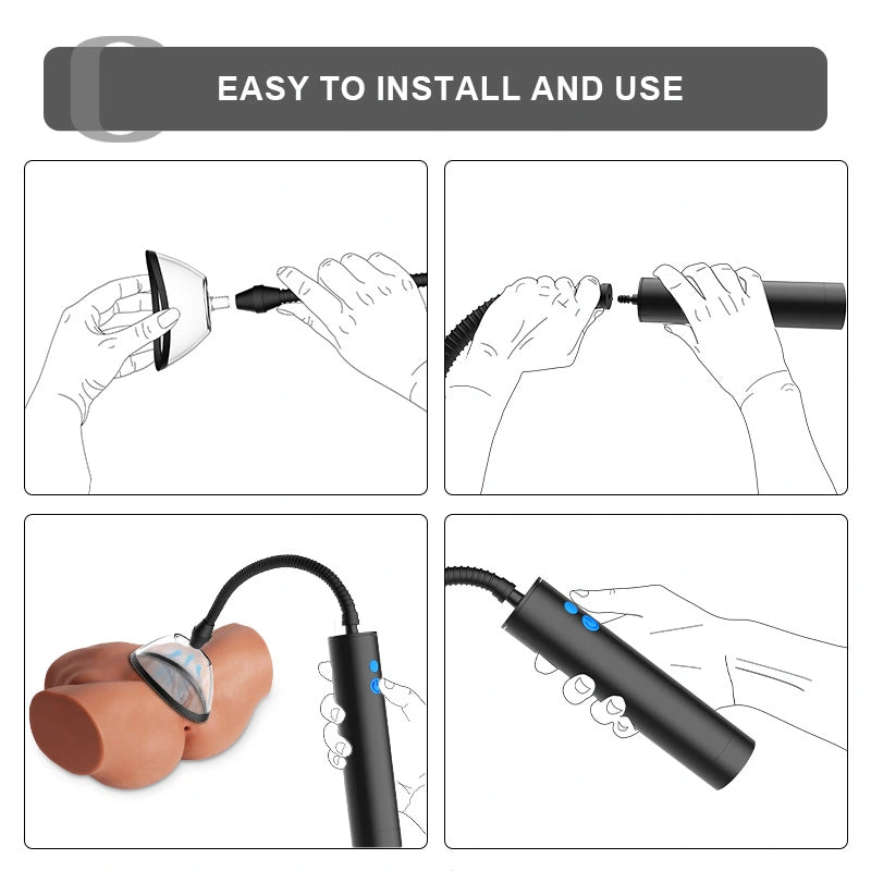 Automatic Vacuum Vagina Pump with 3 Sucking Modes