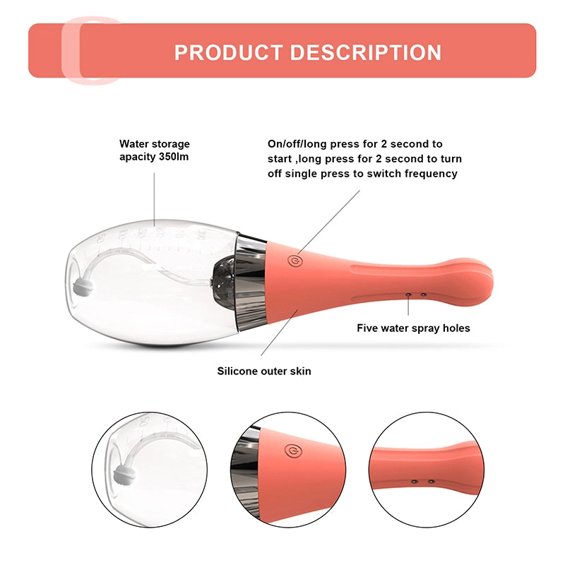 Automatic Silicone Enema With 3 Frequencies