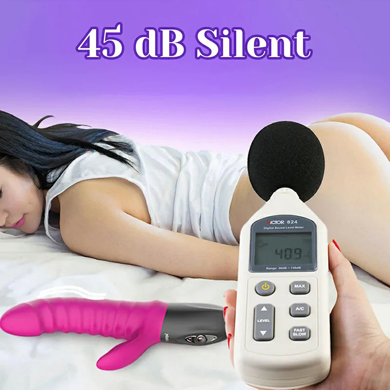 5 Modes Vibrating Silicone Heating Thrusting Vibrator