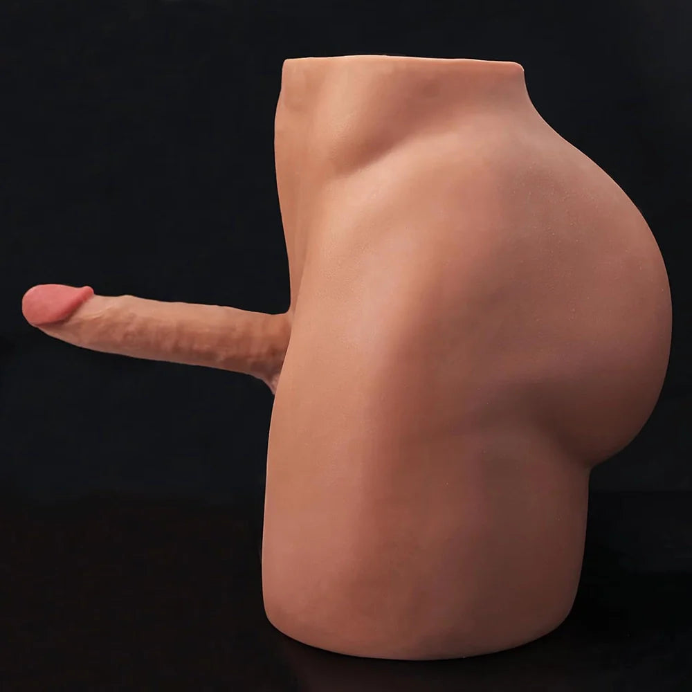 Brian-36.5Lb Big Ass Male Sex Torso With 7" Dildo