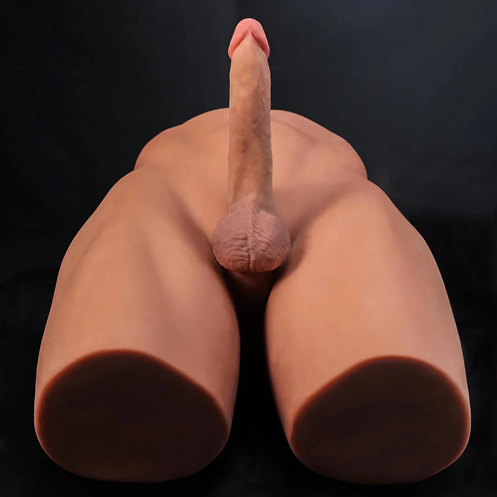 Brian-36.5Lb Big Ass Male Sex Torso With 7" Dildo