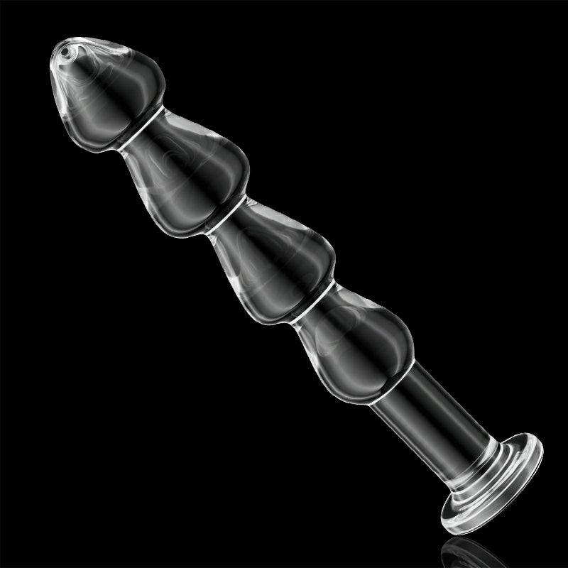 10.6 Inch Clear Glass Dildo