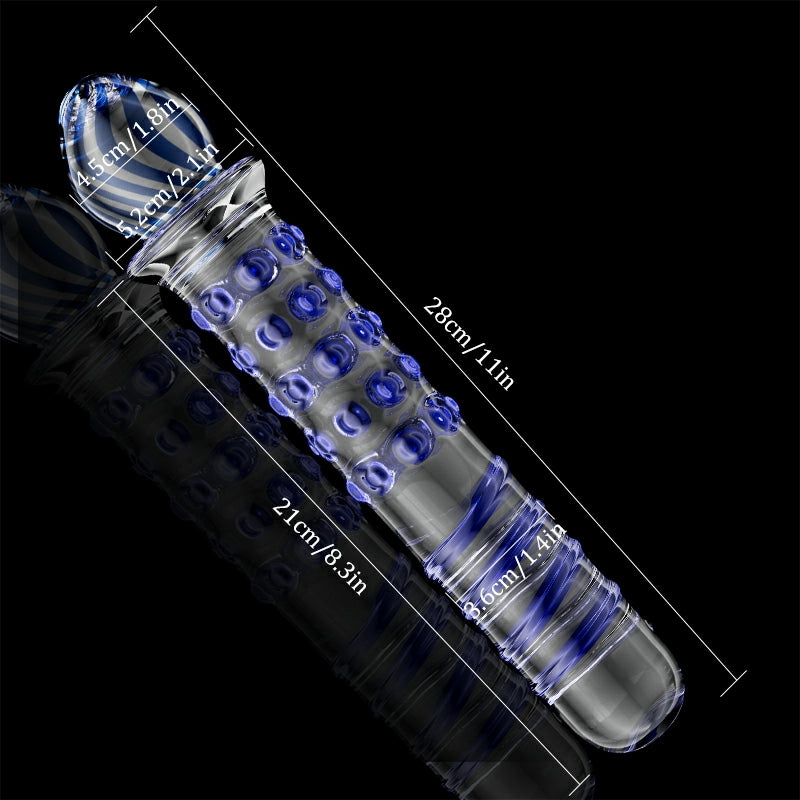 11 Inch Huge Glass Dildo