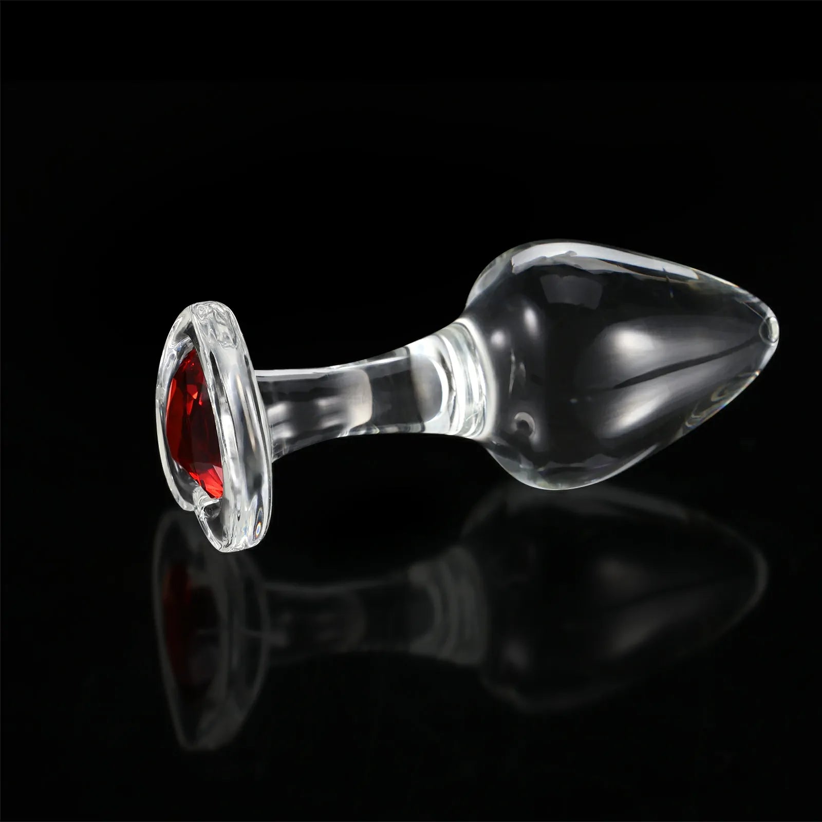 4.2 Inch Transparent Glass Butt Plug