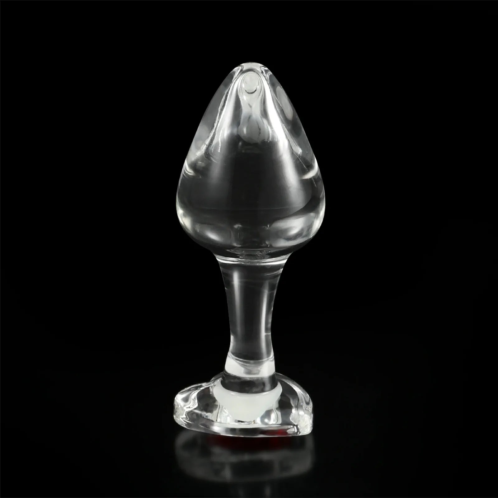 4.2 Inch Transparent Glass Butt Plug