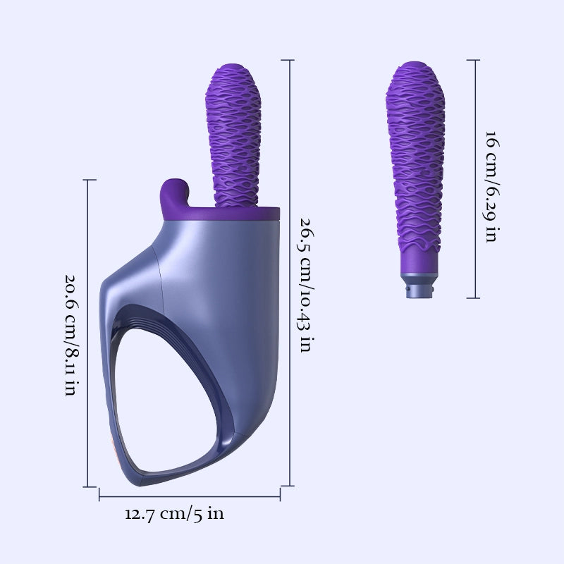 Portable Handheld Thrusting Vibration Heating Sex Machine