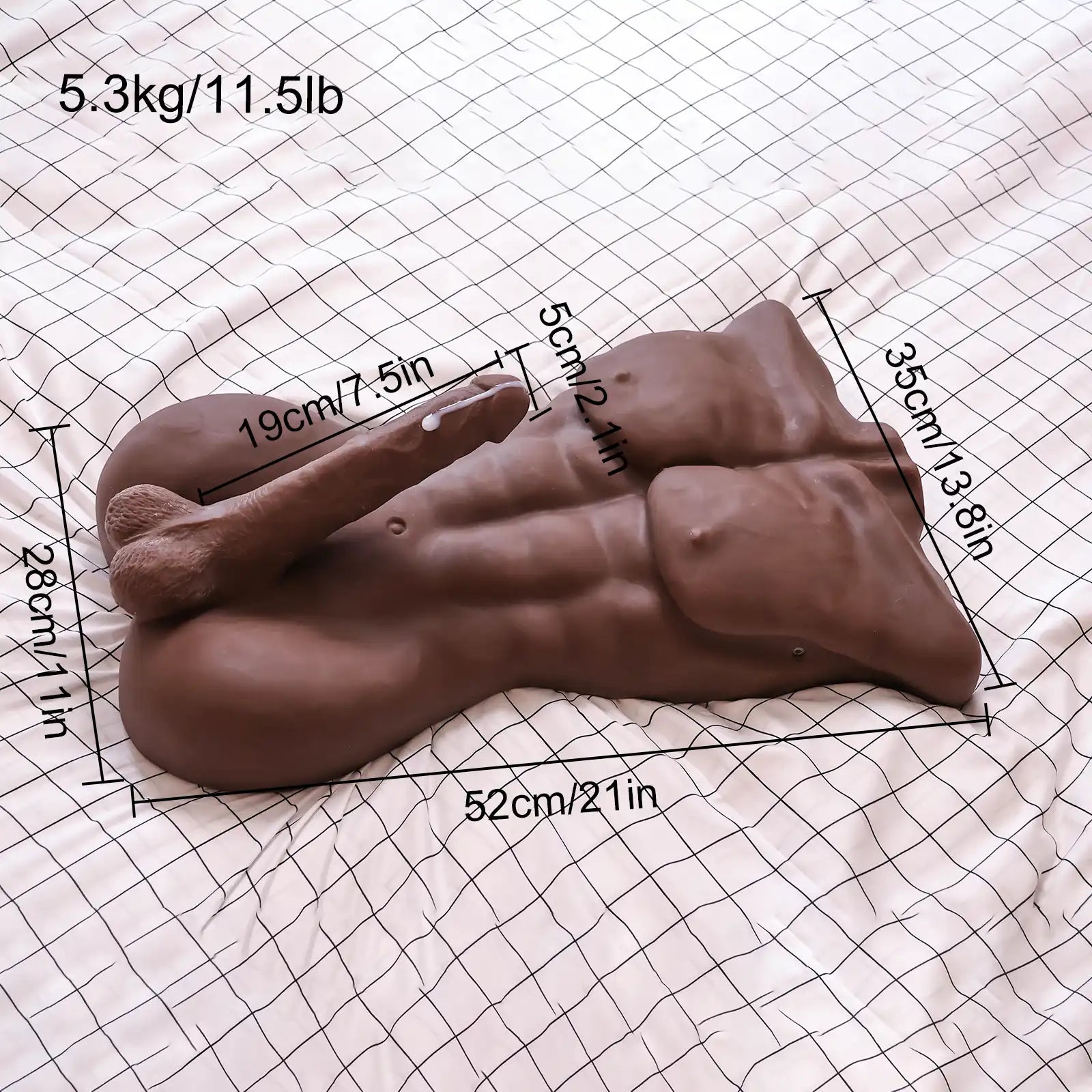 Jeff-11.5LB Male Sex Torso