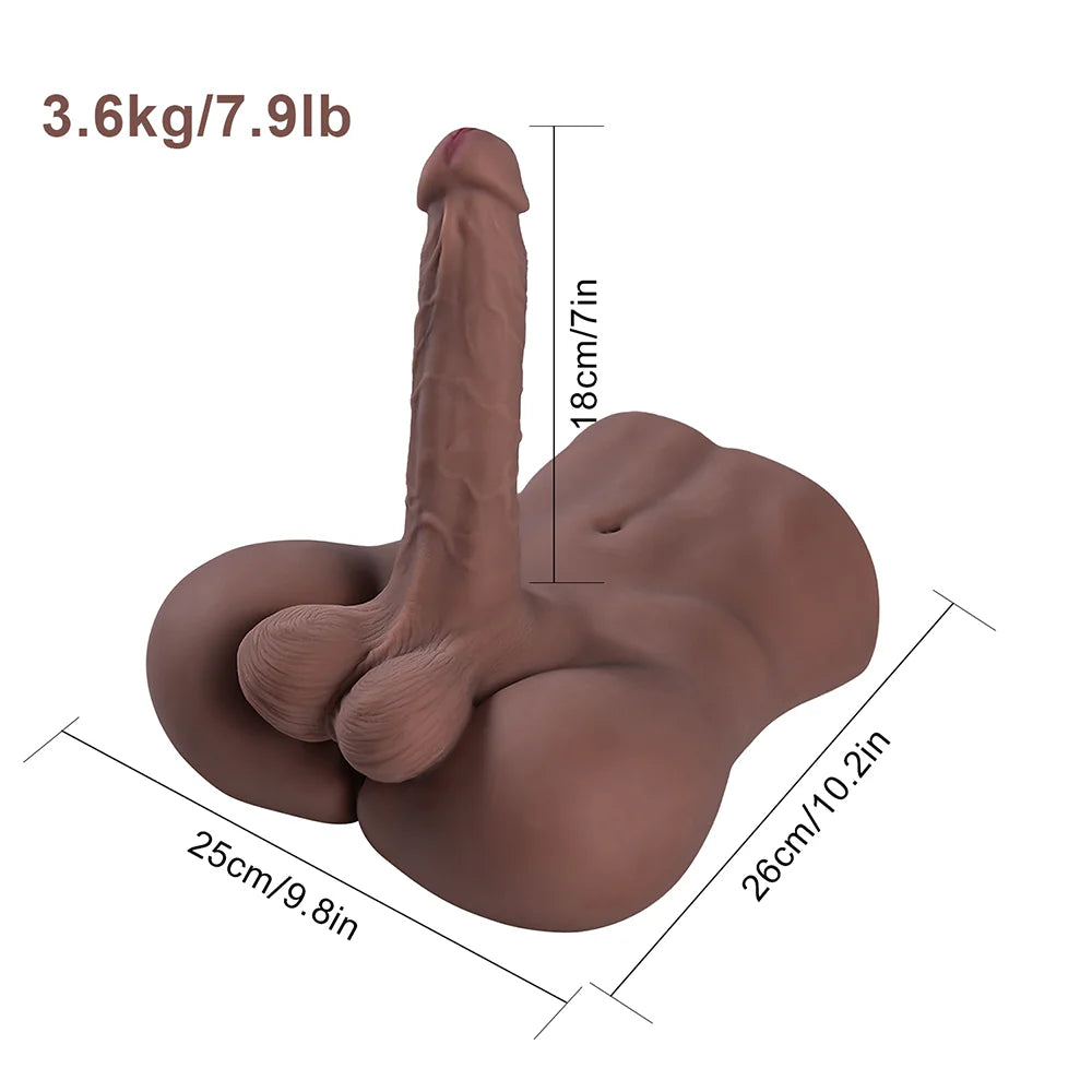 Jesse-7.9LB Torso Dildo For Women