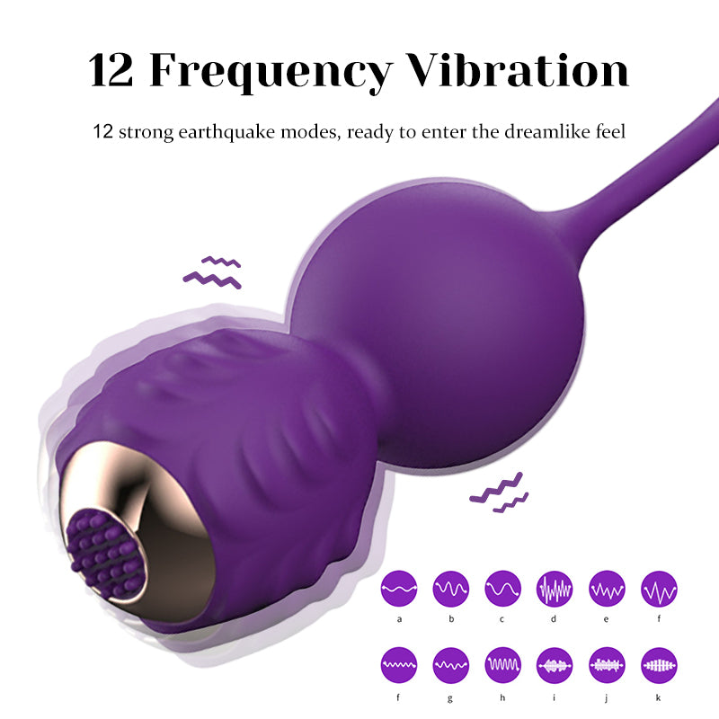 12 Vibration Modes Silicone Kegel Balls