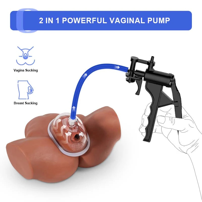 Manual Silicone Hose Vacuum Pussy Pump