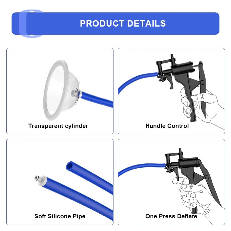 Manual Silicone Hose Vacuum Pussy Pump