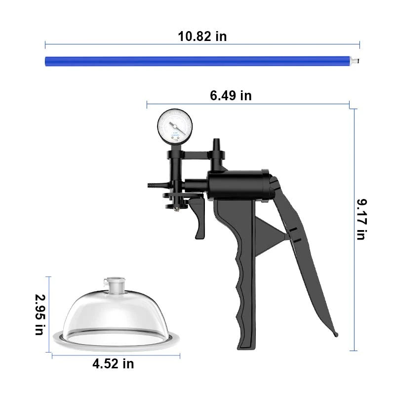 Manual Vagina Pump with Barometer & Scale