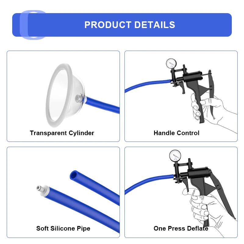 Manual Vagina Pump with Barometer & Scale