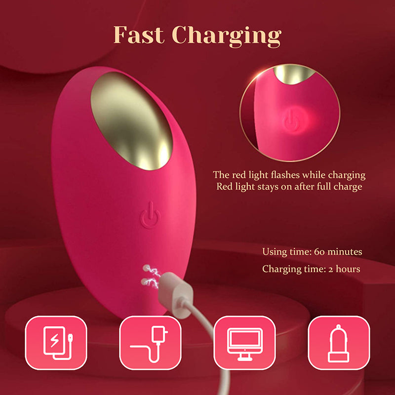 Wearable Remote Control Vibrator With Sucking Vibrator Function