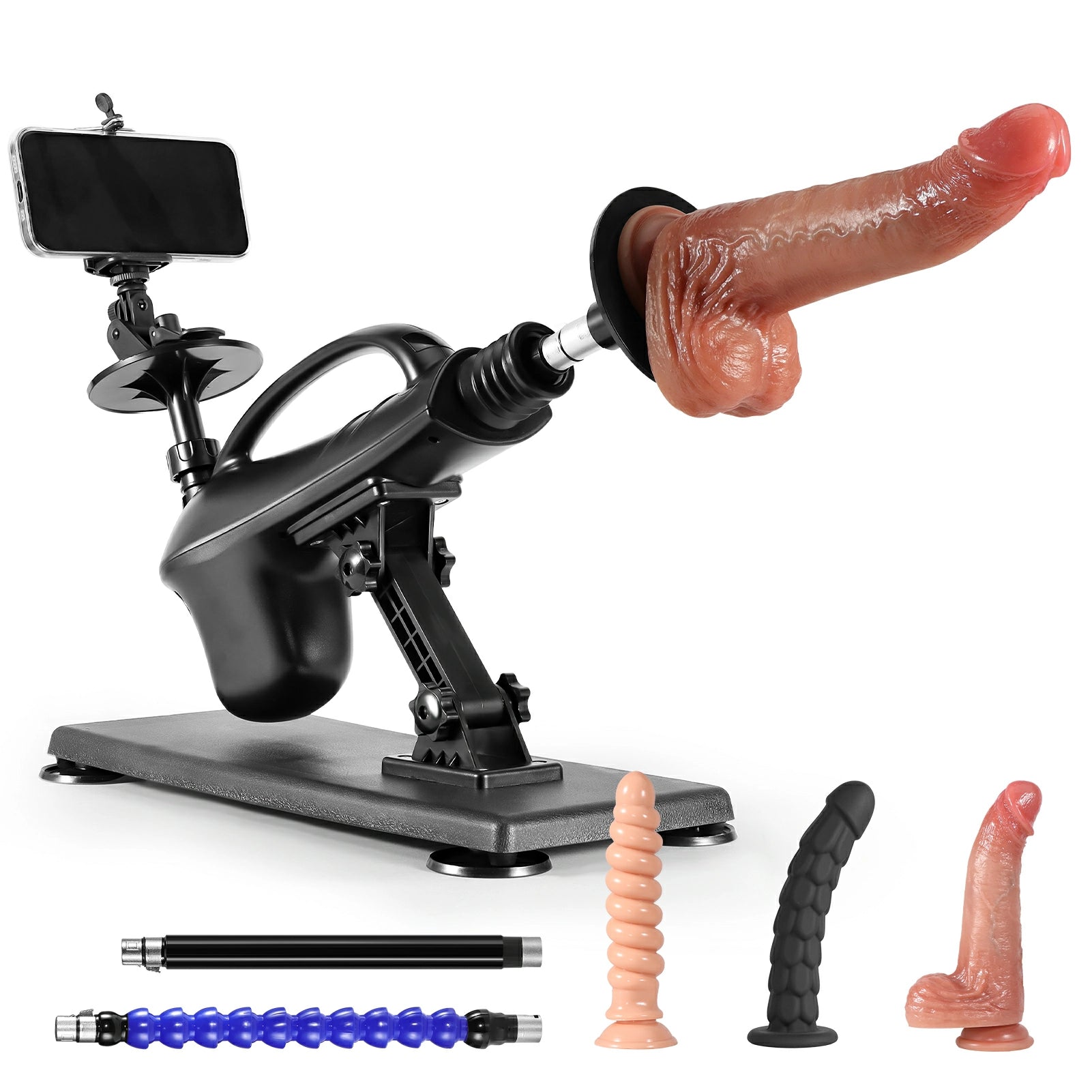 Powerful Female Sex Machine Set With 3 Dildos