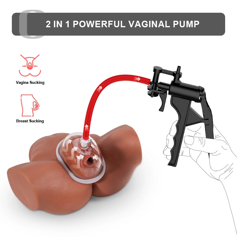 Silicone Hose Manual Vacuum Pussy Pump