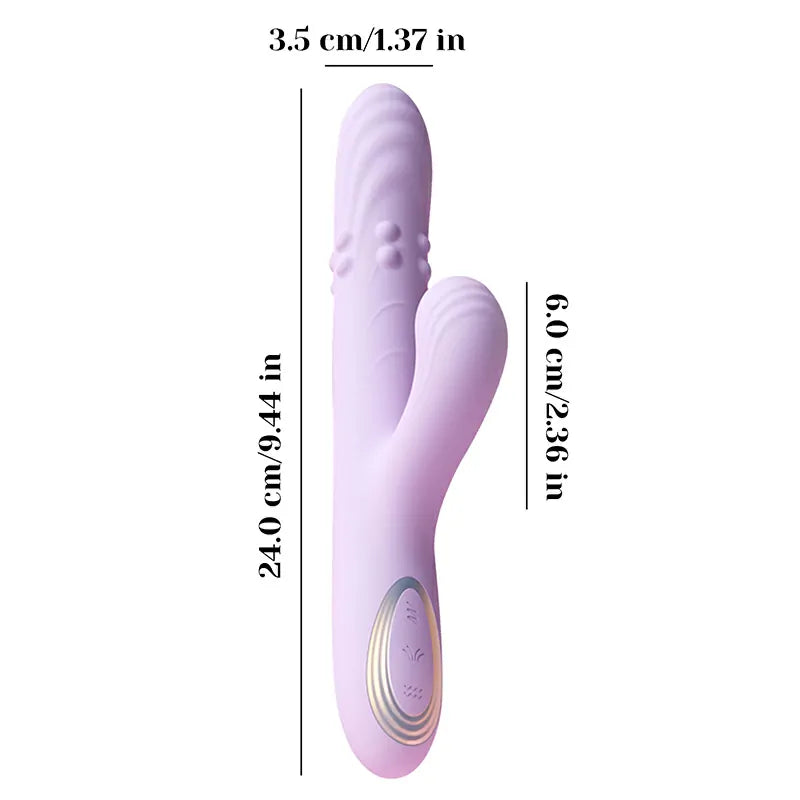 3 In 1 Suction Rotation Silicone Thrusting Vibrator