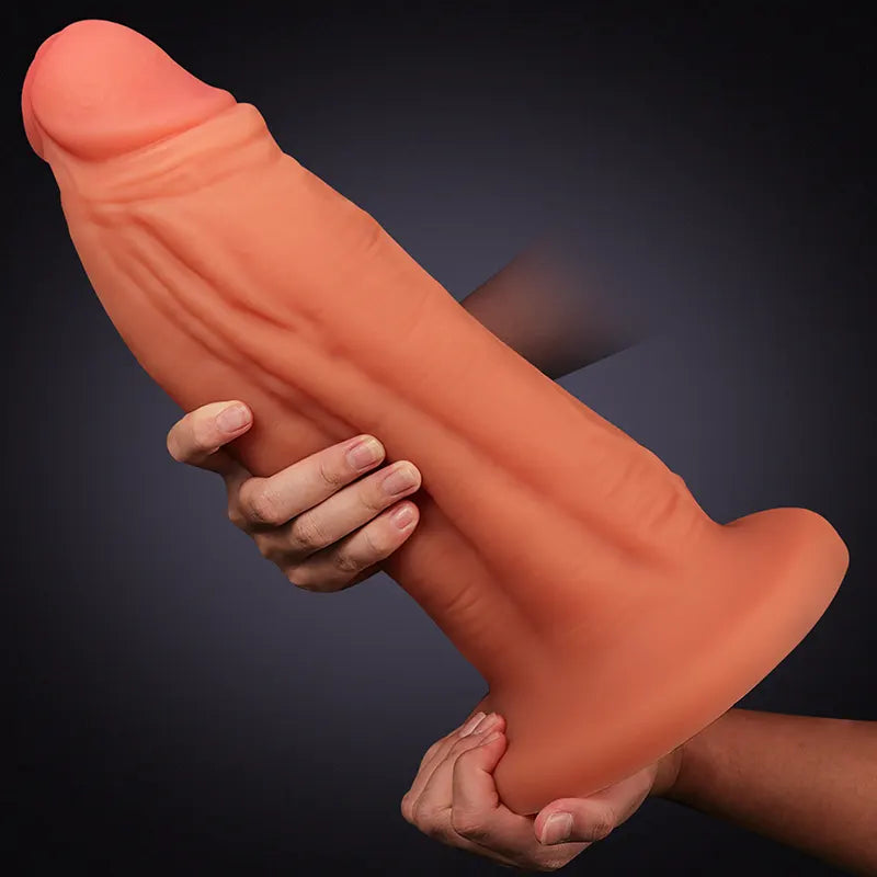 14.7Inch Ultra Thick Soft Liquid Silicone Dildo