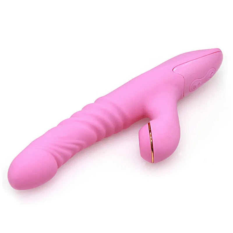 3 In 1 Telescopic & Vibration Sucking Thrusting Vibrator