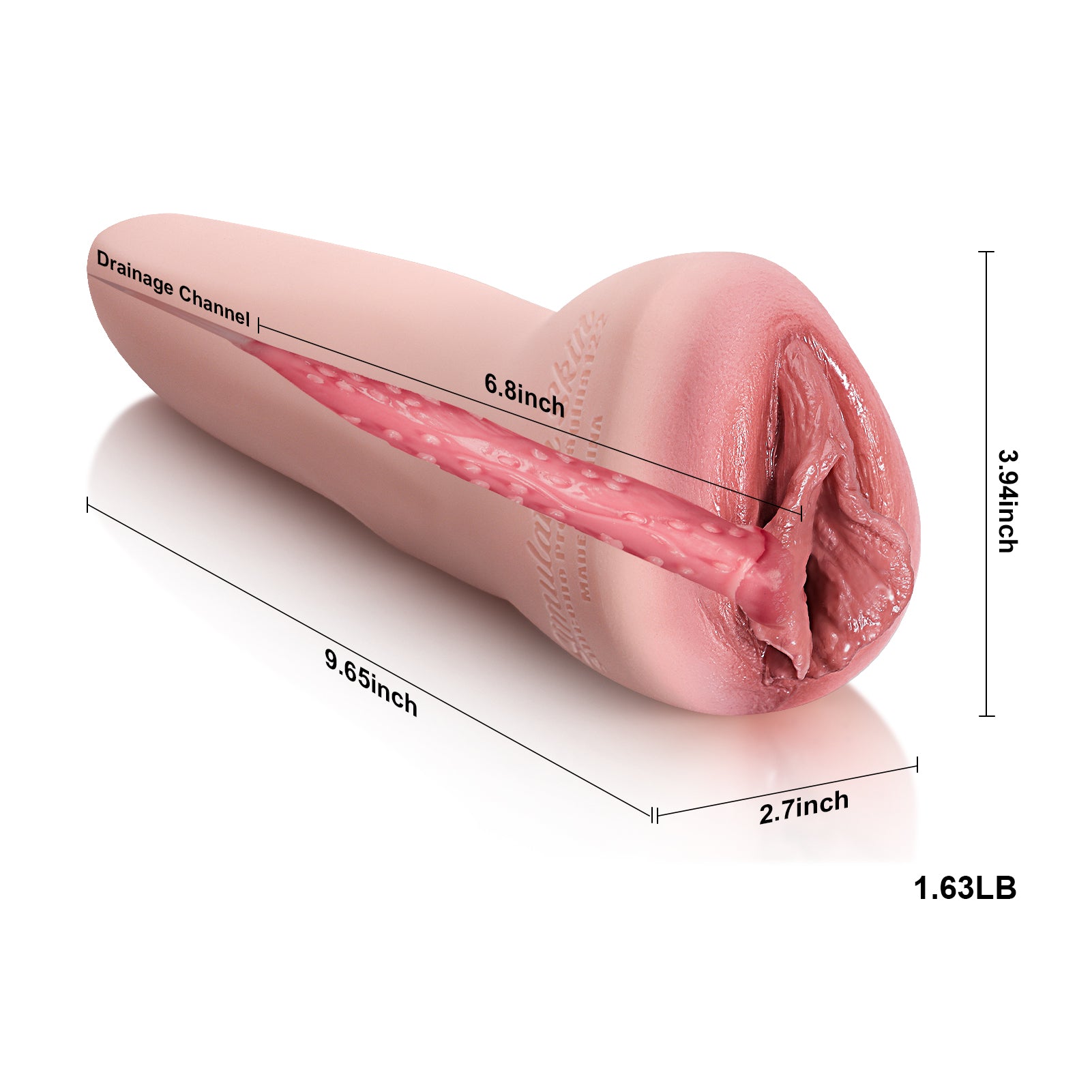 The Grace : 1.63LB Silicone Pocket Pussy