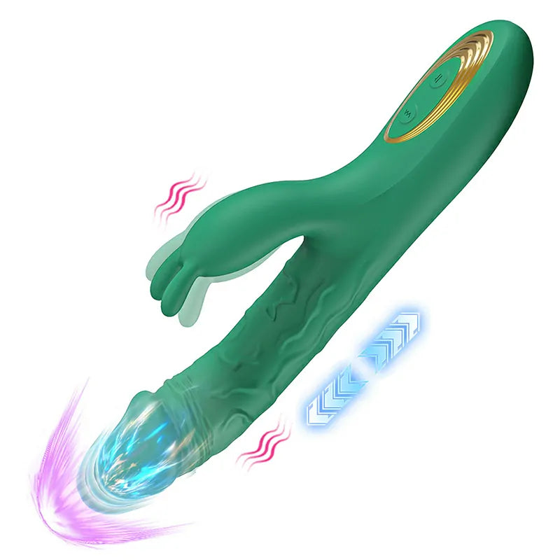 3 In 1 Powerful Vibrating Thrusting Vibrator