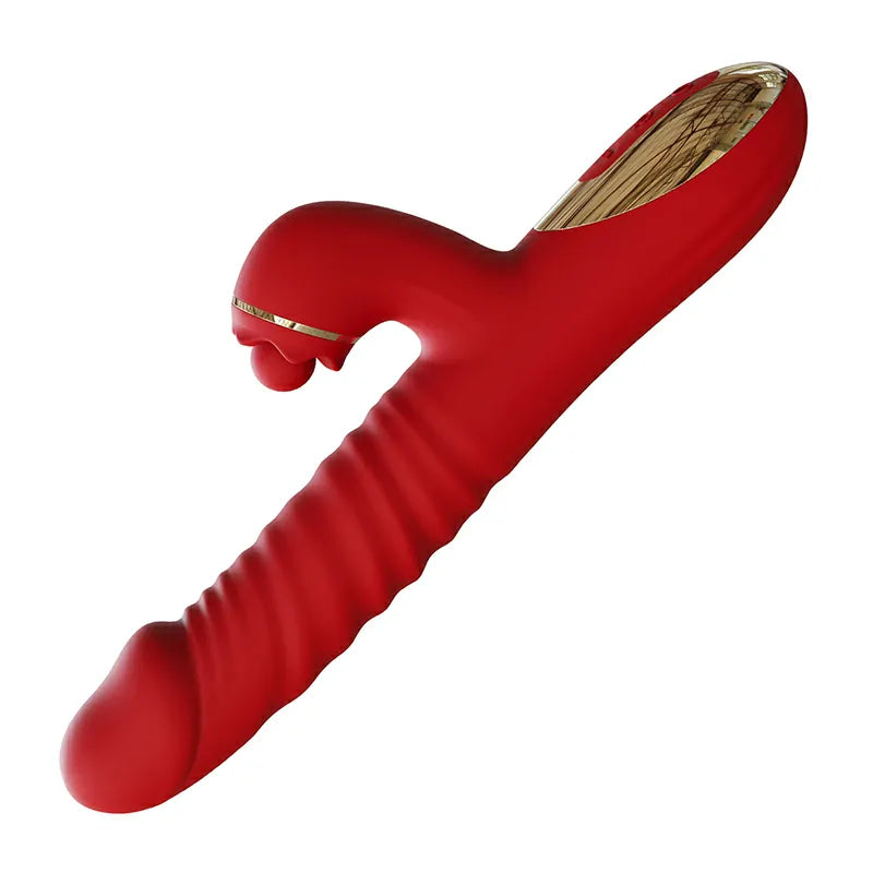 2 In 1 G Spot Stimulator Thrusting Vibrator