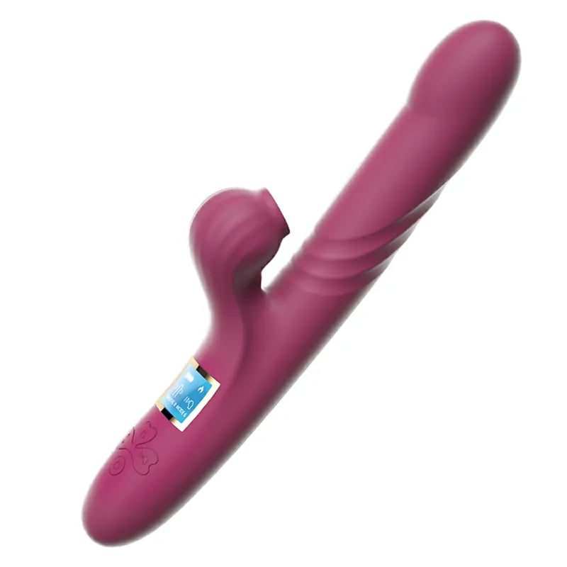 LED Display Sucking Heating Thrusting Vibrator