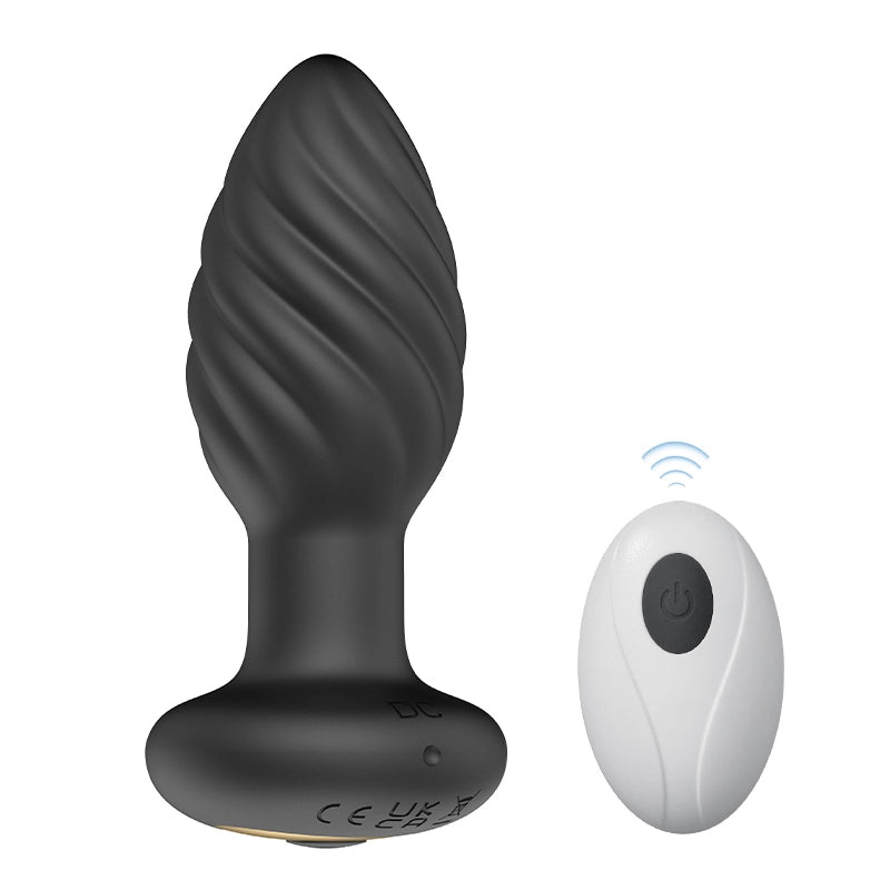 Silicone Butt Plug 10 Vibration Wireless Remote Control Easy To Use