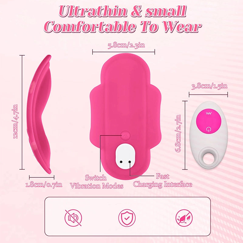 Remote Control Wearable Panty Vibrator