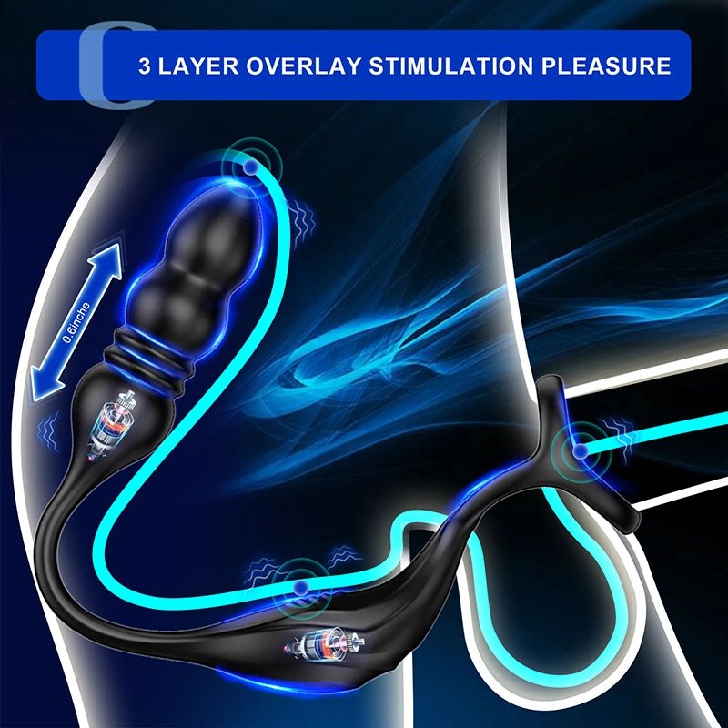 9 Vibration For Male Anal Beads Massager