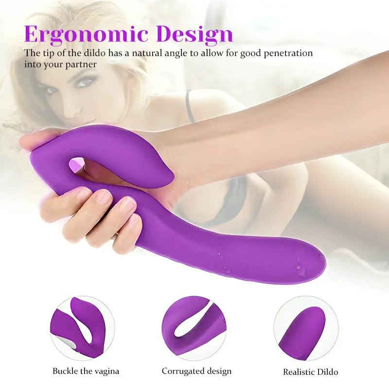 9-Speed Double-End Remote Control Clit Vibrator