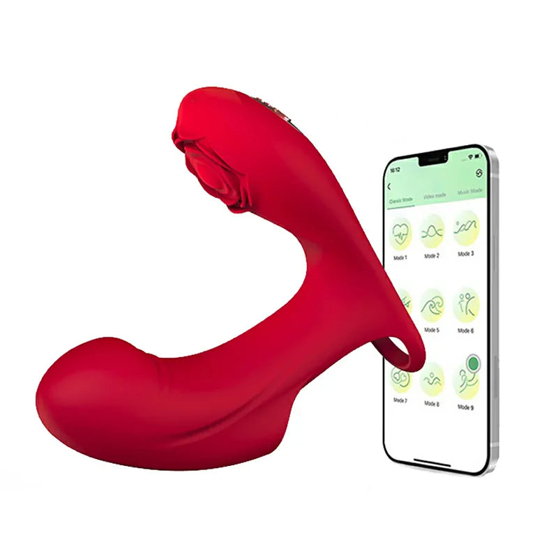 APP Control Flapping & Vibrating Finger Vibrator