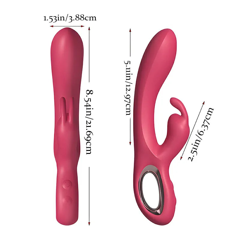 10 Powerful Vibrating Tapping Silicone Rabbit Vibrator