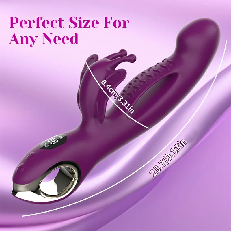 3-in-1 Butterfly Clitoral Vibrator with Multiple Vibration Modes