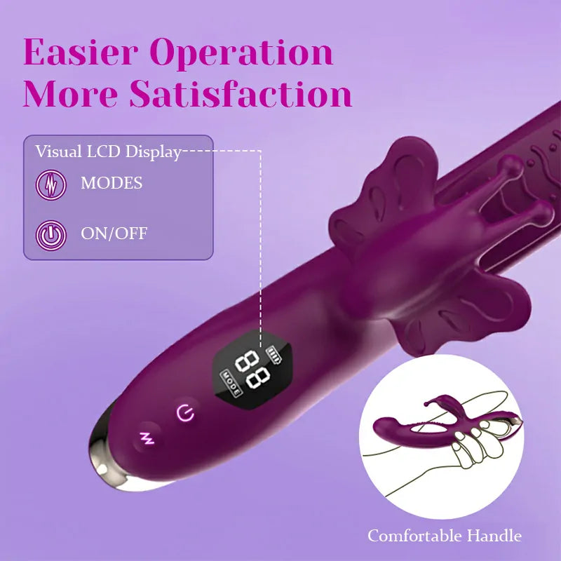 3-in-1 Butterfly Clitoral Vibrator with Multiple Vibration Modes