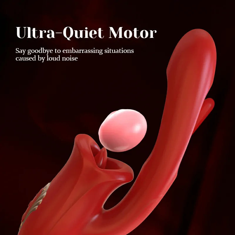 3 In 1 Licking Vibration Tapping Clit Sucking Vibrator