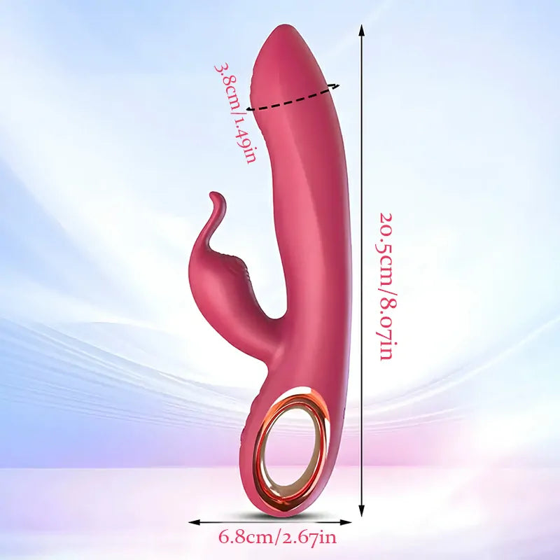 Rabbit Ears Vibrator 10 Modes Thrusting Tapping Vibrating