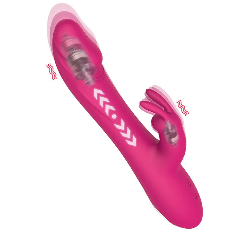 Dual Stimulation Rabbit Vibrator with Multi Thrusting Vibrating