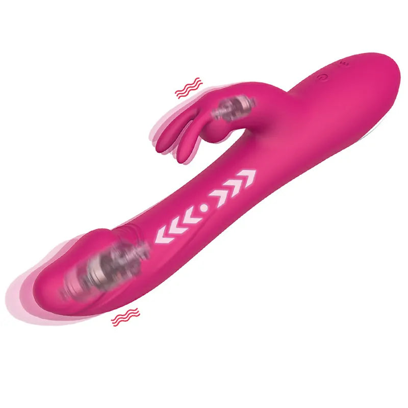 Dual Stimulation Rabbit Vibrator with Multi Thrusting Vibrating