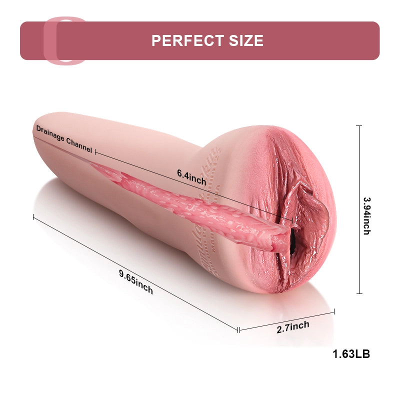 1.63lb Pocket Pussy Ultra Realistic Adult Sex Toys For Men