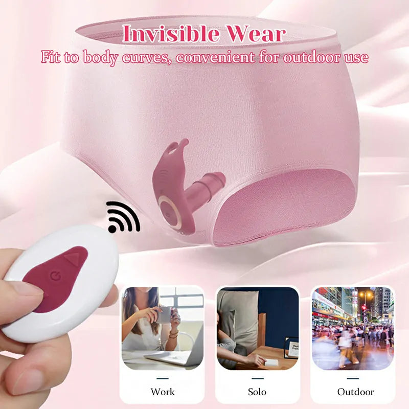 10 Vibration Wearable Vibrator with Remote