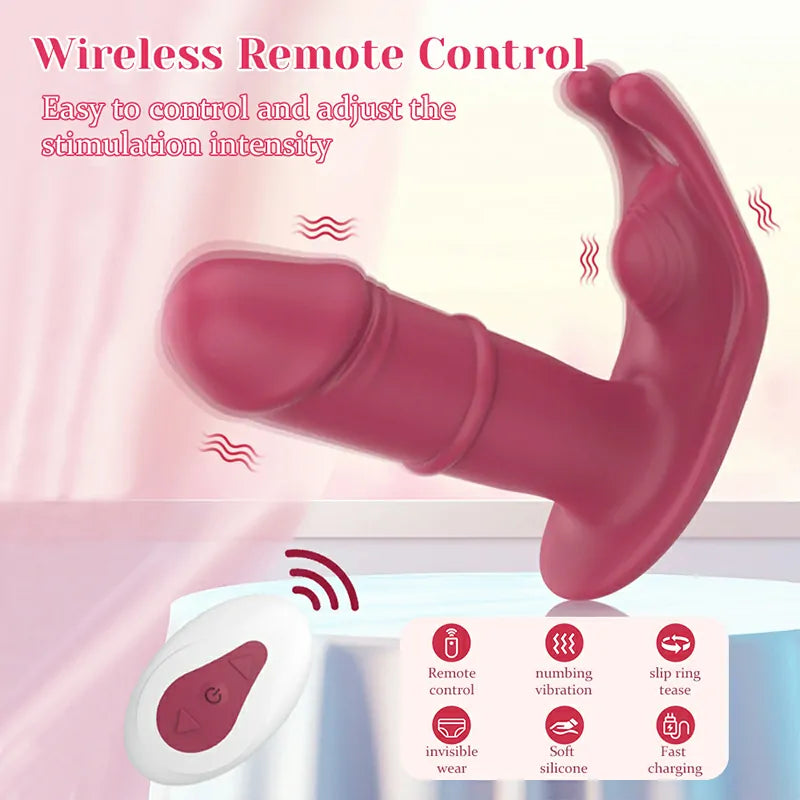 10 Vibration Wearable Vibrator with Remote