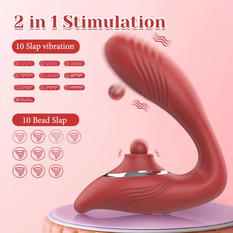 Wearable Vibrator with 10 Vibration & Wiggling Modes