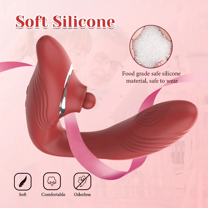 Wearable Vibrator with 10 Vibration & Wiggling Modes